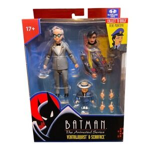 McFarlane Batman Animated Series Ventriloquist Scarface & Rene Montoya BAF New